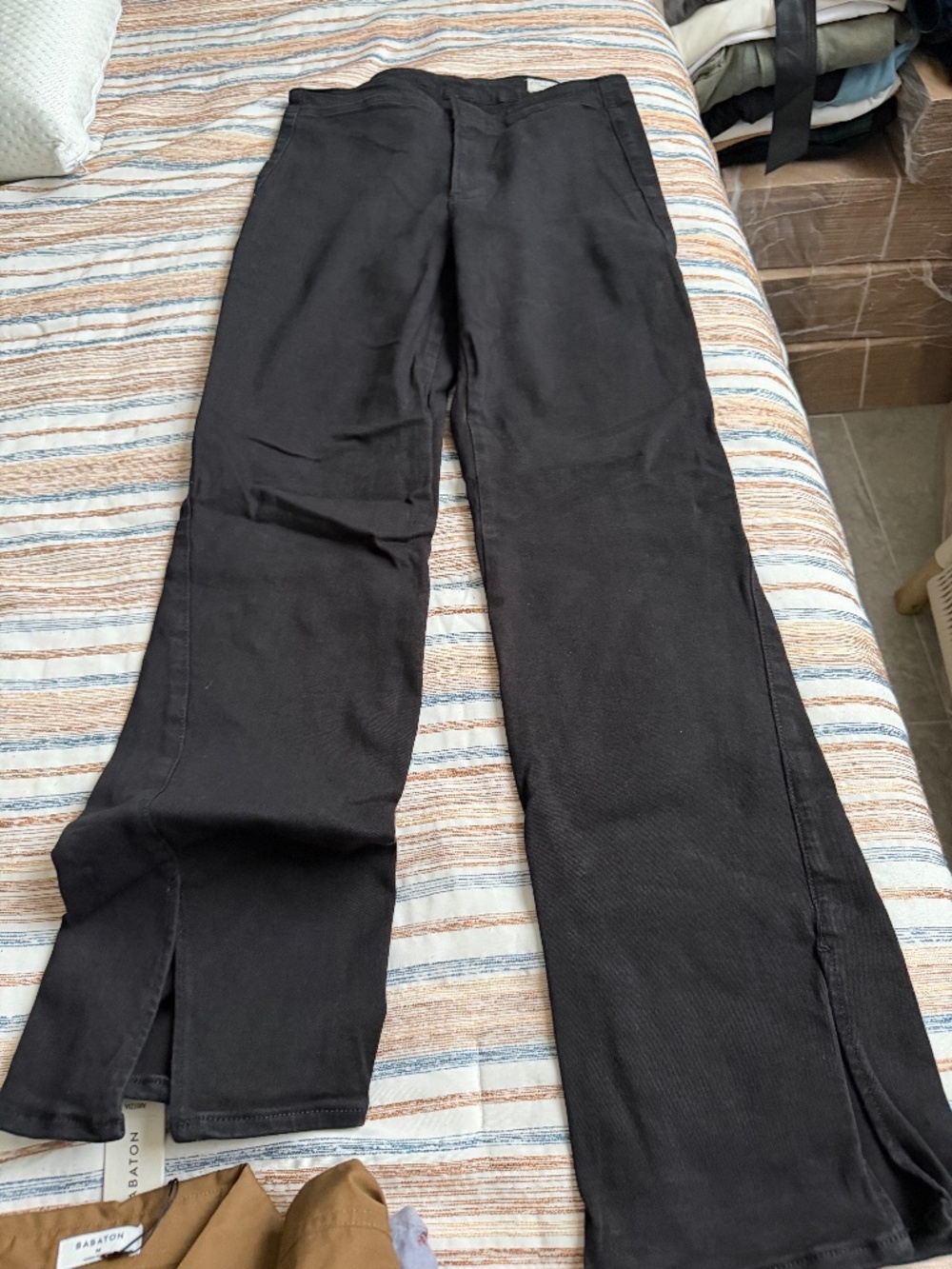 Rag & Bone High Rise Black Pant Size 30
